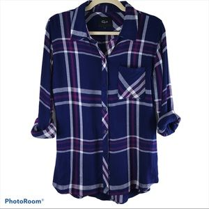 Rails Plaid Button Front Shirt